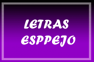 letras espejo